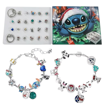 Calendrier de l’Avent Bijoux Stitch – 2 Bracelets & 24 Surprises