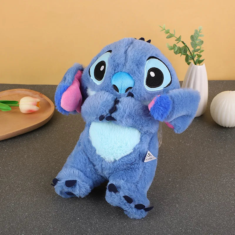 Peluche Stitch Respire & Ronronne – Doudou Apaisant 🌙💙