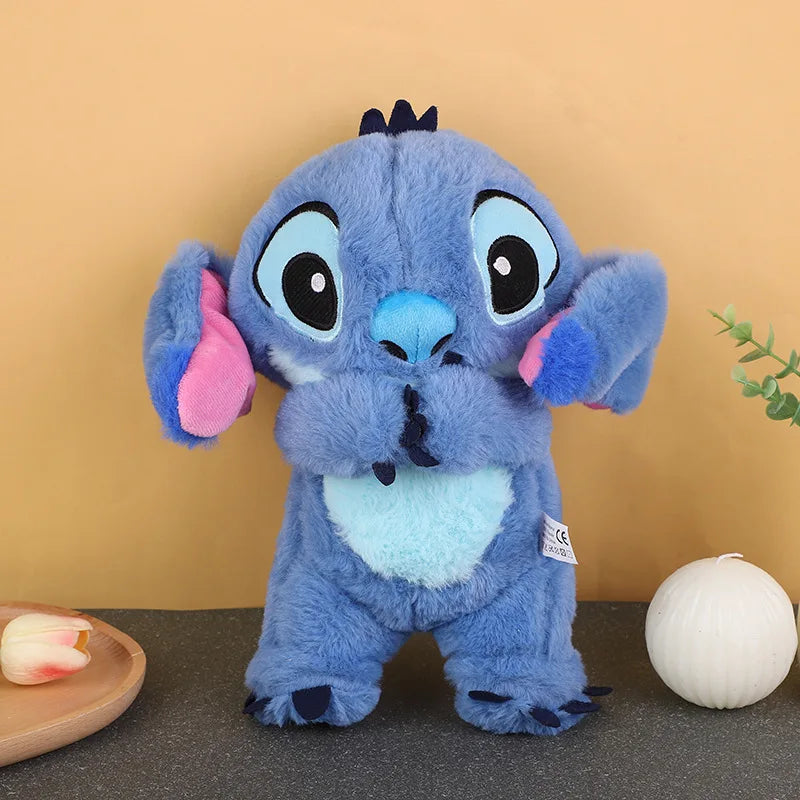 Peluche Stitch Respire & Ronronne – Doudou Apaisant 🌙💙